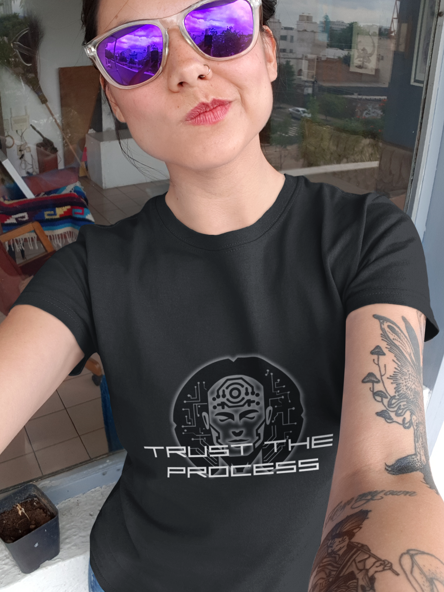 t-shirt-mockup-of-a-tattooed-woman-with-sunglasses-taking-a-selfie-17010a-16